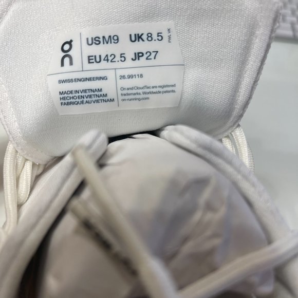 On Cloudnova in All White Size 9 US New In Box main image 7